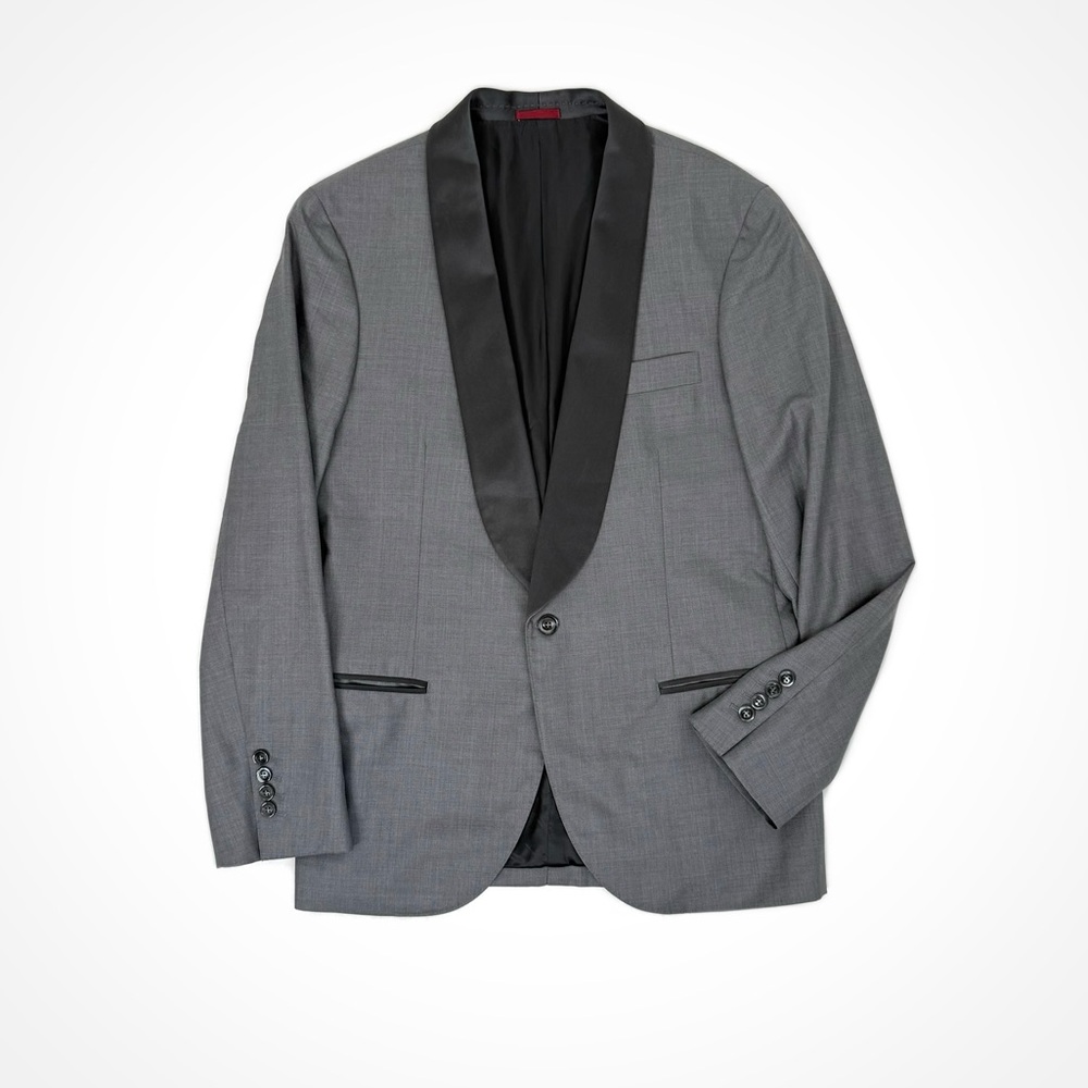 Brunello Cucinelli Silk & Wool Shawl Collar Formal Jacket | 38 - Picture 3 of 15